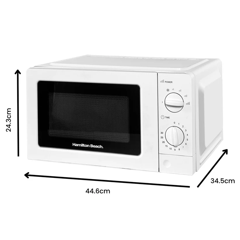 Hamilton Beach 20L Standard White Microwave