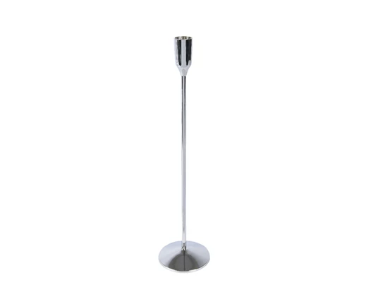 Brass Candleholder - Silver