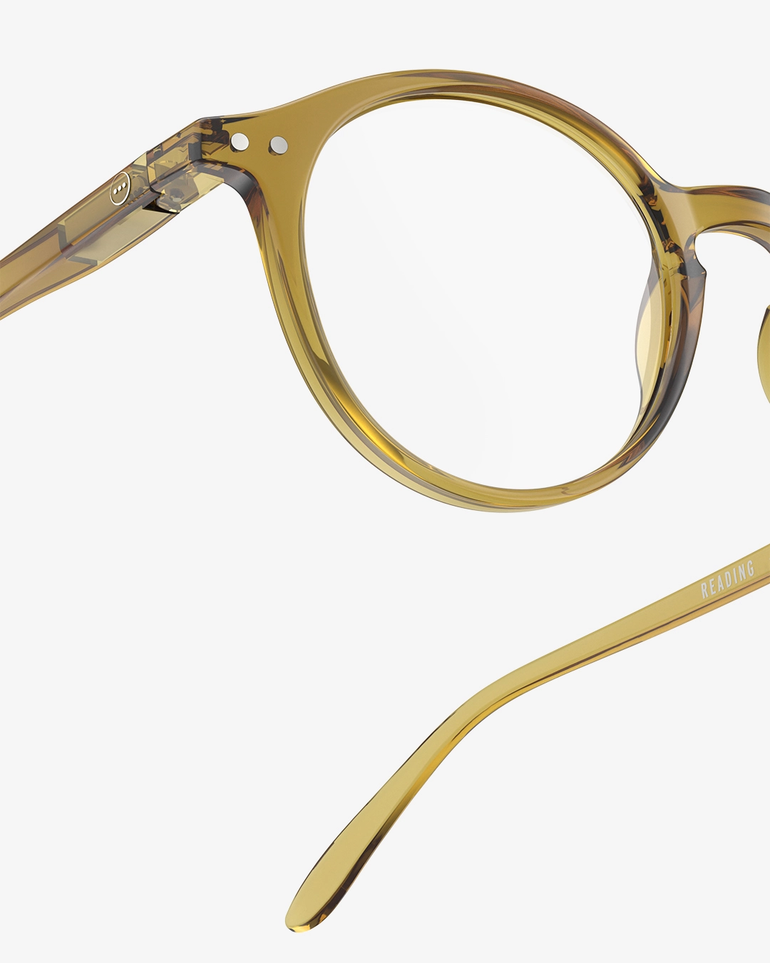 IZIPIZI #D Golden Green Reading Glasses