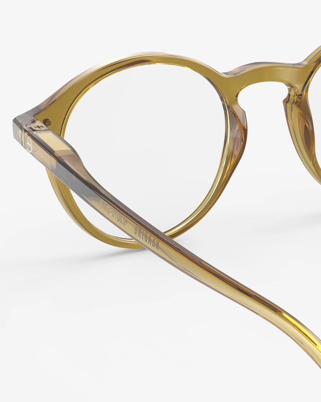 IZIPIZI #D Golden Green Reading Glasses