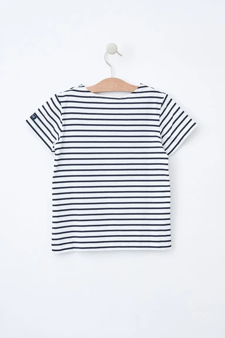 Batela Short Sleeve Navy Striped T-Shirt