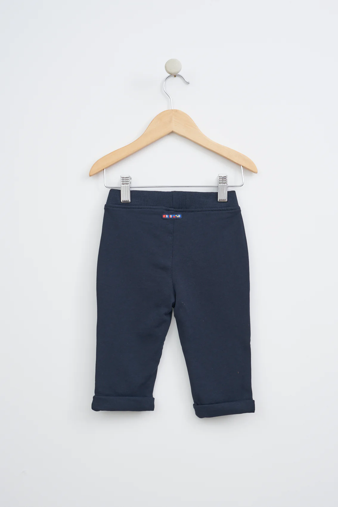 Batela Cotton Trousers - Navy