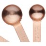 Kitchen Craft MasterClass Measuring Spoons Copper