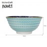 KitchenCraft Bowls Set of 4 'Blues' Design