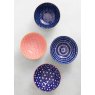 KitchenCraft Bowls Set of 4 'Blues' Design