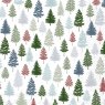 IHR Napkins Nordic Forest Blue Green