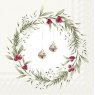 IHR Napkins Christmas Bells Cream