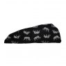 Danielle Creations Black Leopard Turban Hair Towel