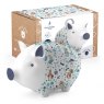 Tilly Pig Peter Rabbit & Friends In The Garden Blue Piggy Bank