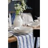 Mikasa Navy Stripe Linen-Blend Table Runner 230 x 34cm