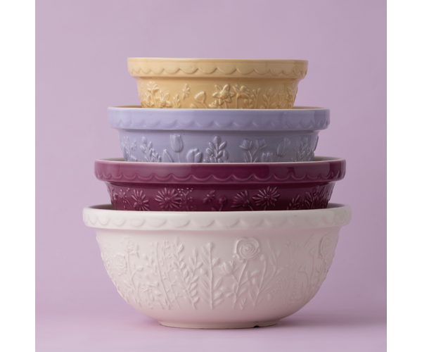 Mason Cash Mason Cash In The Meadow Tulip Mixing Bowl 24cm Lilac - Size 24