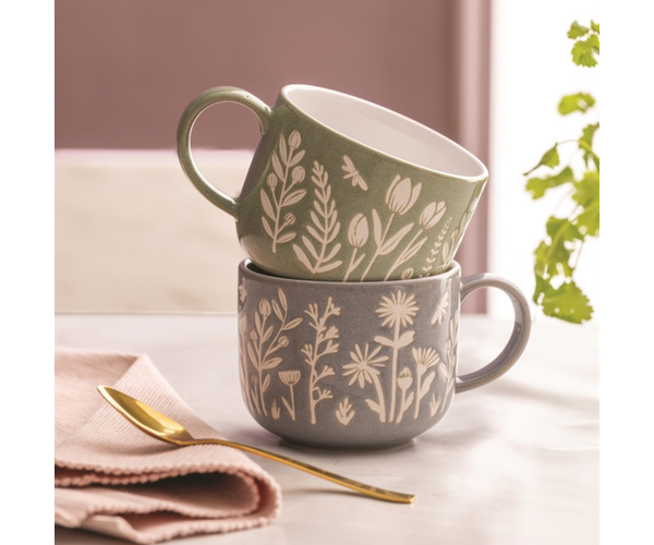 Mason Cash In The Meadow Green Tulip Mug