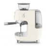 SMEG Espresso Coffee Machine With Grinder - Cream