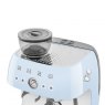 SMEG Espresso Coffee Machine With Grinder - Pastel Blue