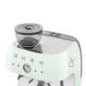 SMEG Espresso Coffee Machine With Grinder - Pastel Green