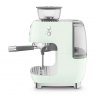 SMEG Espresso Coffee Machine With Grinder - Pastel Green