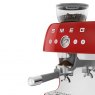 SMEG Espresso Coffee Machine With Grinder - Red