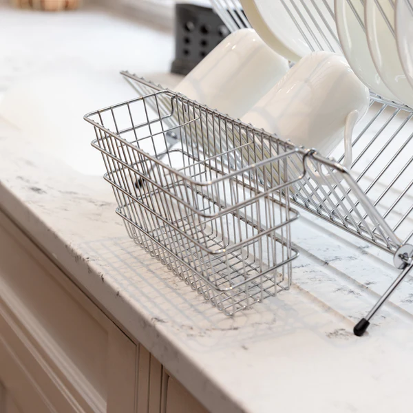 KitcheCraft Hook Over Cutlery Draining Basket
