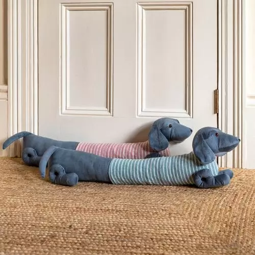 Rex London Sausage Dog Draught Excluder - Pink