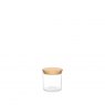 Jomafe Store & Care Round Bamboo Glass Jar
