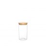 Jomafe Store & Care Round Bamboo Glass Jar