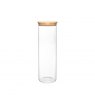 Jomafe Store & Care Round Bamboo Glass Jar