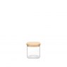 Jomafe Store & Care Square Bamboo Glass Jar