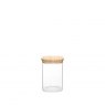 Jomafe Store & Care Square Bamboo Glass Jar