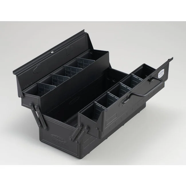 Toyo Steel Cantilever Toolbox Black