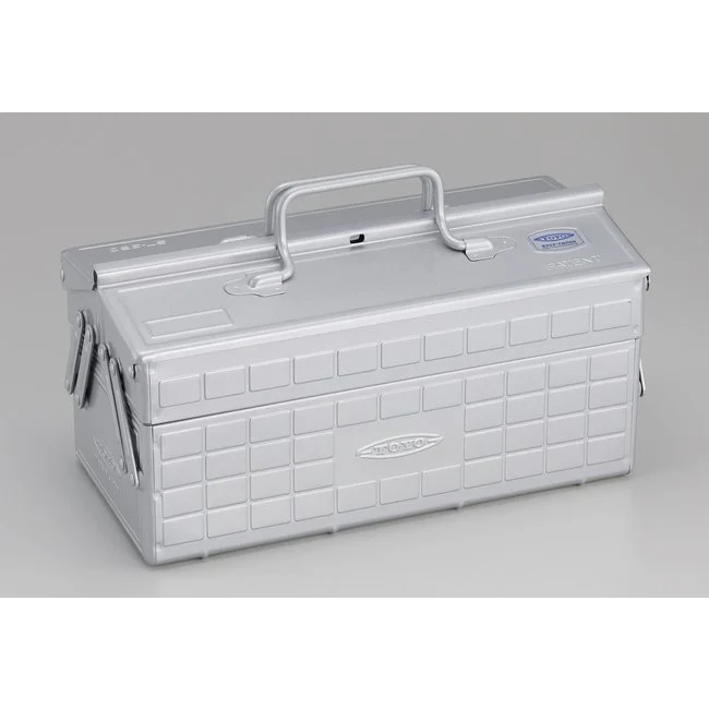 Toyo Steel Cantilever Toolbox Silver