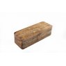 Wood & Brass Dominoes Set
