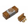 Wood & Brass Dominoes Set