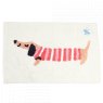 Tufted Cotton Bath Mat Sausage Dog