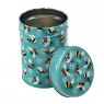 COFFI Retro Tin Canister | Serif Font, Cream