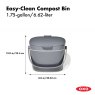 OXO Good Grips Easy Clean Compost Bin Charcoal 6.62L