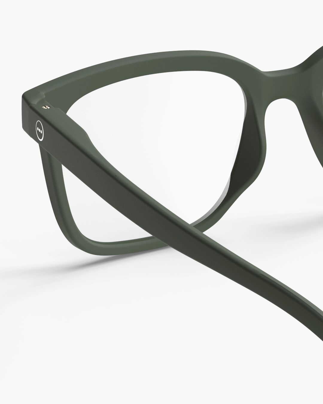 IZIPIZI #L Kaki Green Reading Glasses