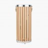 Austell Natural Wood Large Lantern Floor Lamp