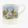 Emma Bridgewater Blue Rabbits & Kits 1/2 Pint Mug