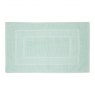 Laura Ashley Border Cotton Duck Egg Bath Mat