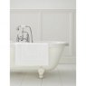 Laura Ashley Border Cotton White Bath Mat