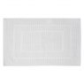 Laura Ashley Border Cotton White Bath Mat