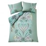 Sara Miller Peacock Filigree Dark Sage Bedding