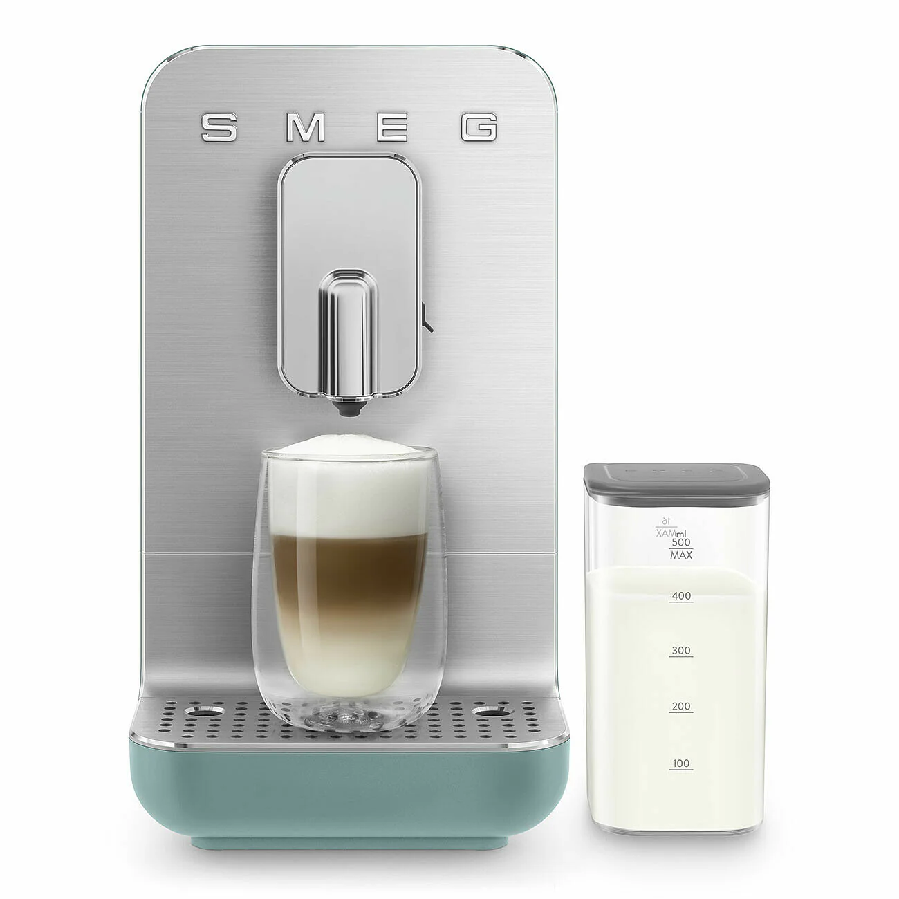 Smeg SMEG Bean To Cup Coffee Machine with Automatic Milk Frothing - Emerald Green