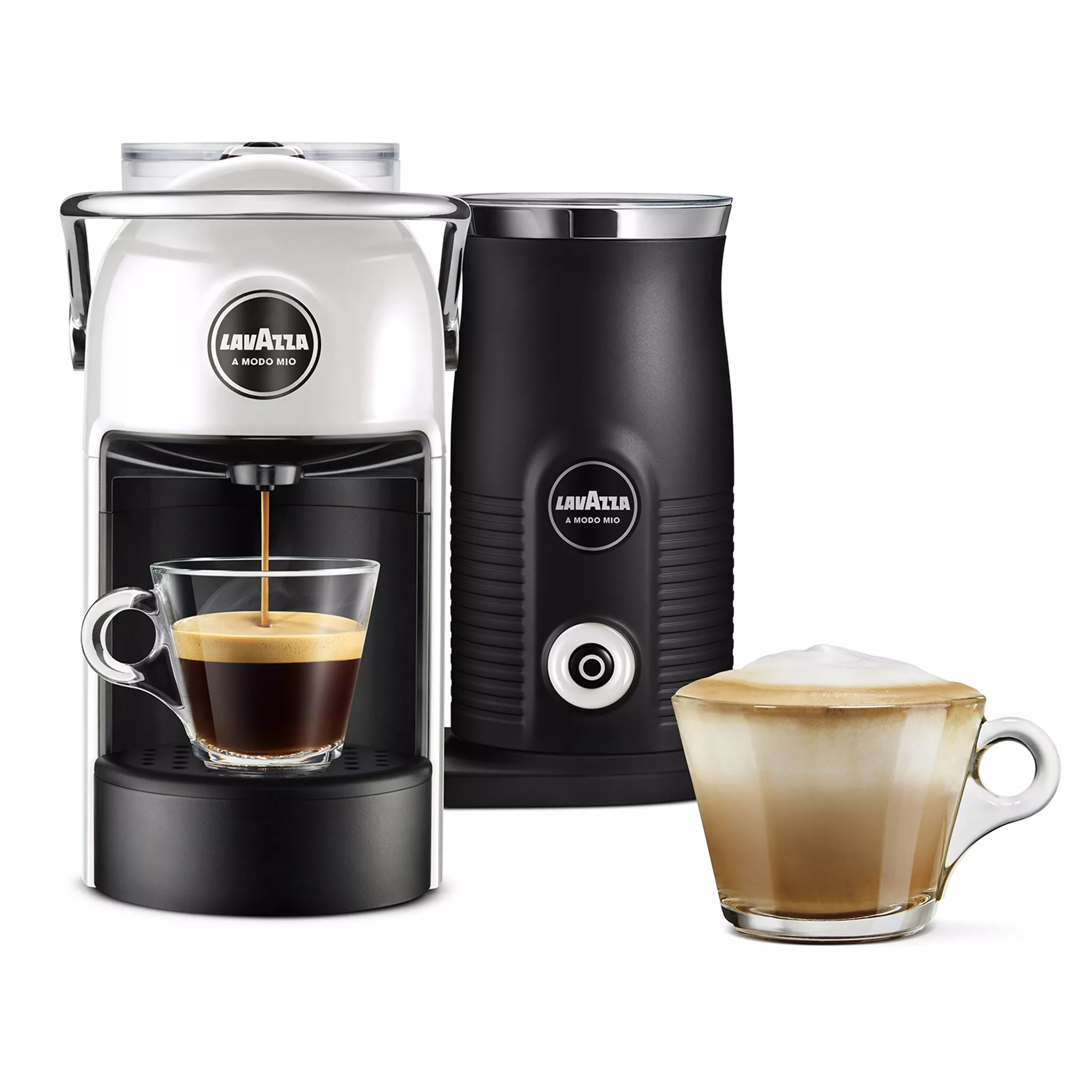 LAVAZZA Jolie & Milk Coffee Machine - White