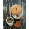 Amelia Teak Pinch Pot Cellar & Spoon