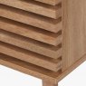 Larvik Natural Eucalyptus Wood 1 Drawer Bedside Table