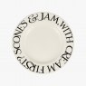 Emma Bridgewater Black Toast Scones & Jam 8 1/2 Inch Plate