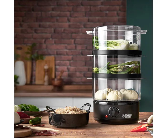 Russell Hobbs Kitchen Collection Compact Steamer - Matte Black