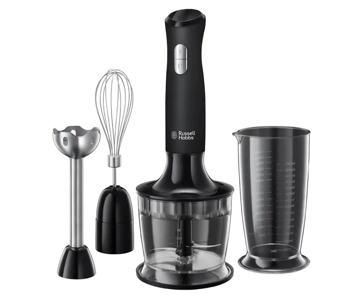 Russell Hobbs Desire Matte Black 3 in 1 Hand Blender