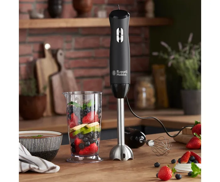 Russell Hobbs Desire Matte Black 3 in 1 Hand Blender